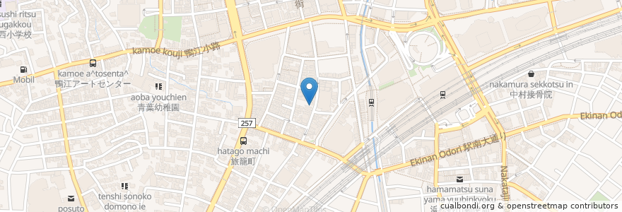 Mapa de ubicacion de 焼津水産 en 일본, 시즈오카현, 浜松市, 中区.