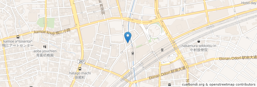 Mapa de ubicacion de かろみメンタルクリニック en 일본, 시즈오카현, 浜松市, 中区.