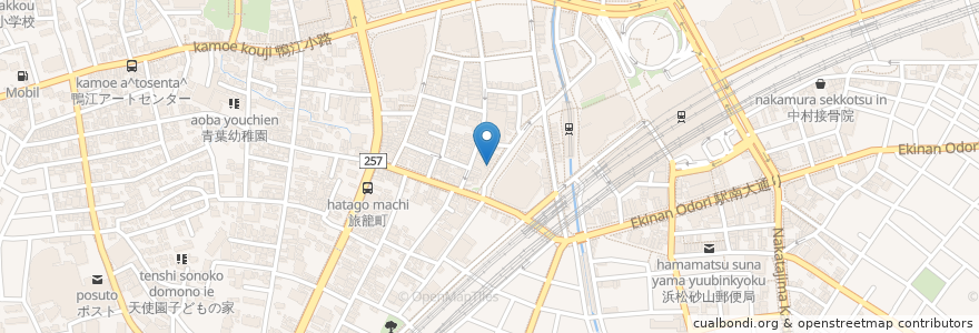 Mapa de ubicacion de ジェノア en Япония, Сидзуока, 浜松市, 中区.