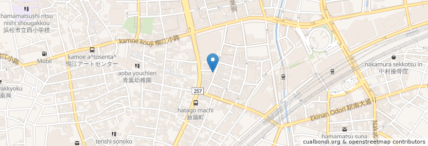 Mapa de ubicacion de ate Mai's place アテマイスプレイス en Япония, Сидзуока, 浜松市, 中区.