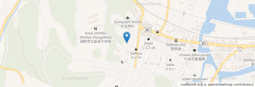Mapa de ubicacion de 白翁山 神宮禅寺 en 日本, 静岡県, 湖西市.