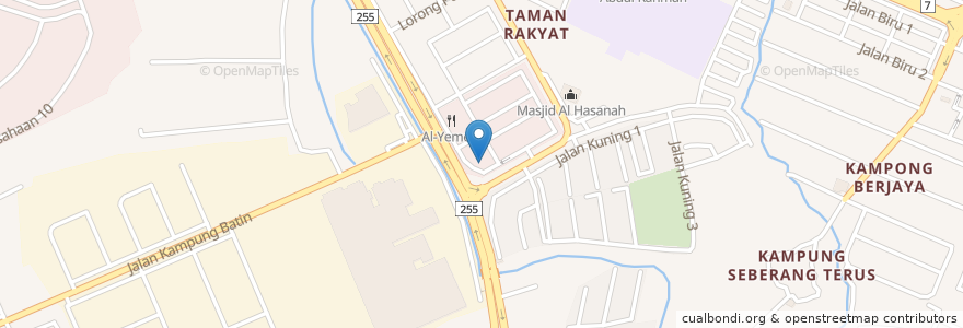 Mapa de ubicacion de Bank Rakyat en 말레이시아, 크다, Kota Setar.