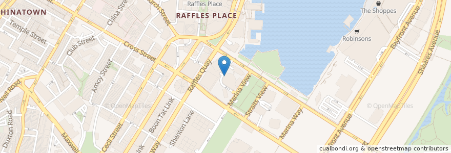 Mapa de ubicacion de Harry's (The Sail) en Singapour, Central.