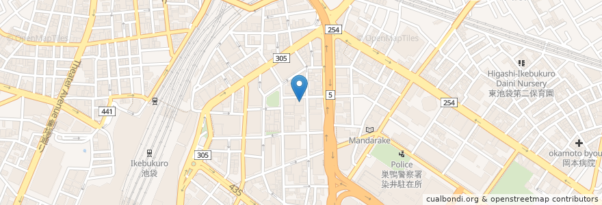 Mapa de ubicacion de 豊島区立生活産業プラザ en 日本, 东京都/東京都, 豊島区.