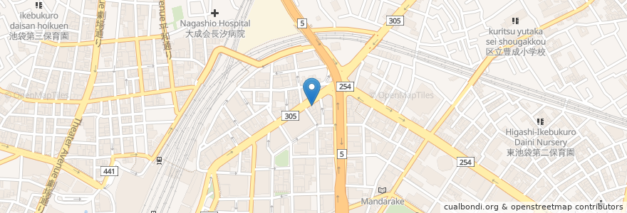 Mapa de ubicacion de Pepper Lunch en 日本, 东京都/東京都, 豊島区.