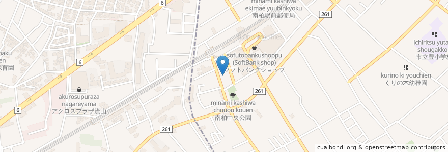 Mapa de ubicacion de のぶさわ胃腸科 en 日本, 千葉県, 流山市.