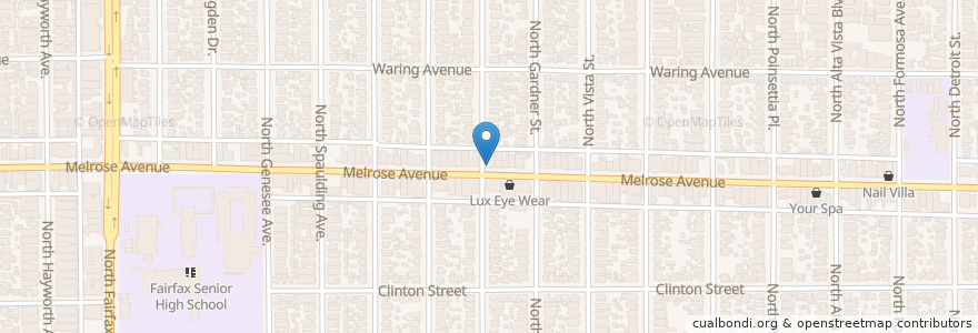 Mapa de ubicacion de Snake Pit Ale House en Amerika Birleşik Devletleri, Kaliforniya, Los Angeles County, Los Angeles.