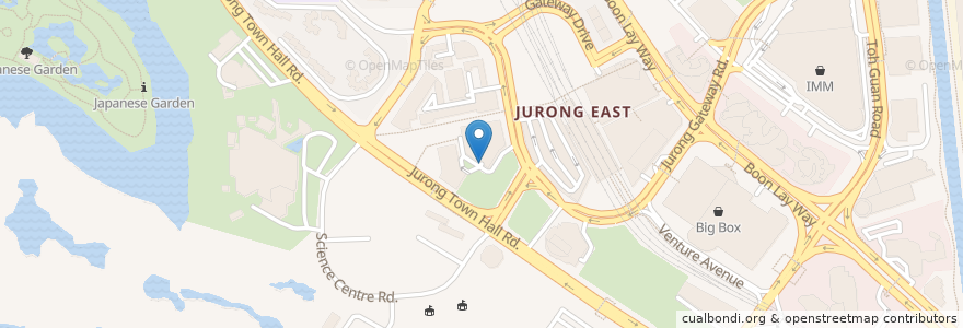 Mapa de ubicacion de JCube Car Park en Singapore, Southwest.