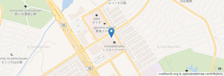 Mapa de ubicacion de マクドナルド en ژاپن, 兵庫県, 三田市.