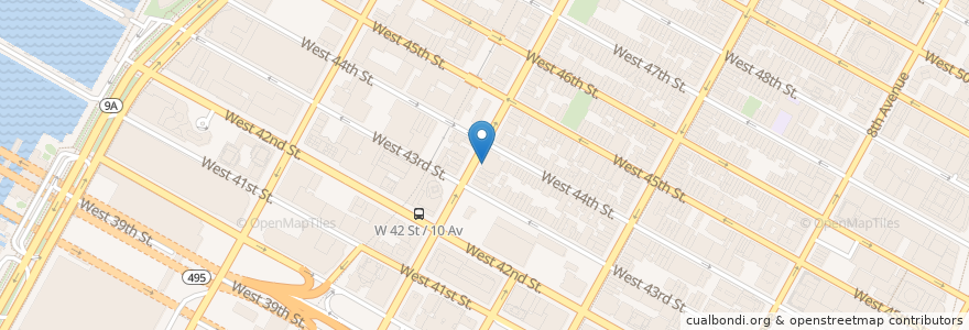 Mapa de ubicacion de Pio Pio en États-Unis D'Amérique, New York, New York, New York County, Manhattan, Manhattan Community Board 4.