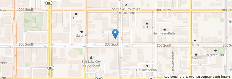 Mapa de ubicacion de Current Fish & Oyster en United States, Utah, Salt Lake County, Salt Lake City.