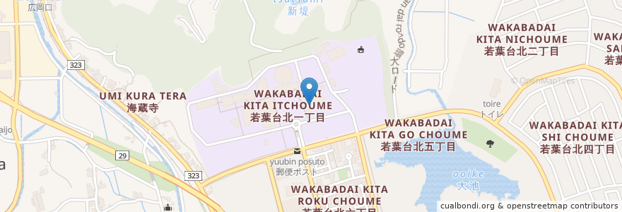 Mapa de ubicacion de 自販機 en Japan, Tottori Prefecture, Tottori.