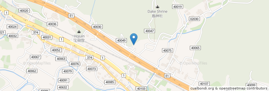 Mapa de ubicacion de 正寿院 en 日本, 愛知県, 豊川市.