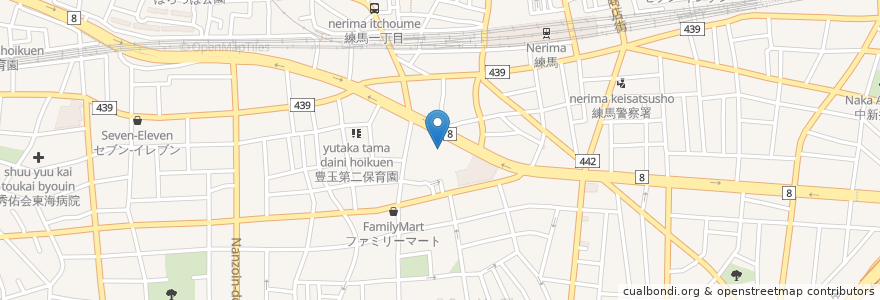 Mapa de ubicacion de 練馬区役所展望レストラン en Japão, Tóquio, 練馬区.