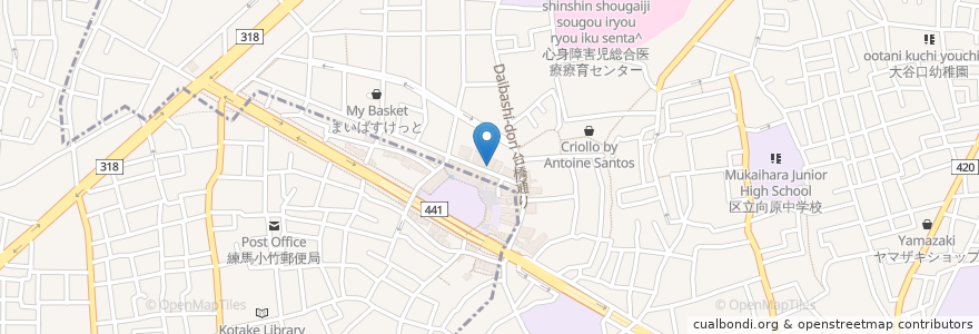 Mapa de ubicacion de サイマーケット en ژاپن, 東京都, 板橋区, 練馬区.