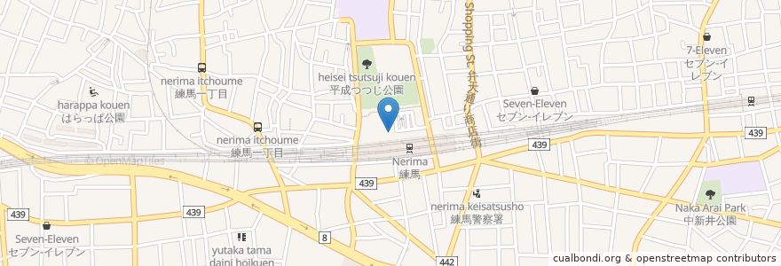 Mapa de ubicacion de 練馬区立区民・産業プラザ en 일본, 도쿄도, 練馬区.