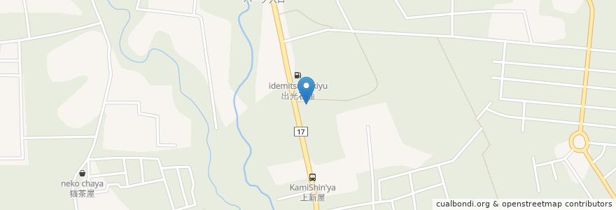 Mapa de ubicacion de NASU SHOZO CAFE en 日本, 栃木県, 那須郡, 那須町.