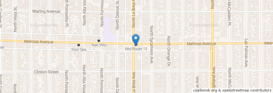 Mapa de ubicacion de Wells Fargo en アメリカ合衆国, カリフォルニア州, Los Angeles County, ロサンゼルス.