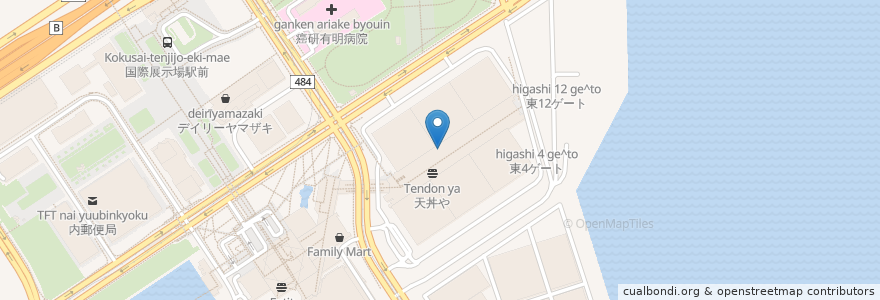 Mapa de ubicacion de Royal Cafeteria en Япония, Токио, Кото.