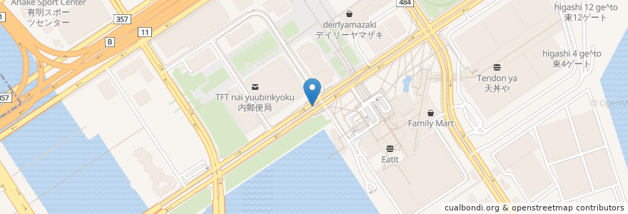 Mapa de ubicacion de 改札口 en Giappone, Tokyo, 江東区.