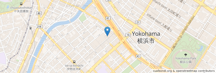Mapa de ubicacion de 富士そば en Japon, Préfecture De Kanagawa, 横浜市, 中区.