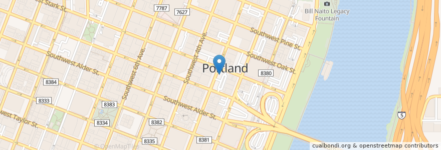 Mapa de ubicacion de Phở Lê en 美利坚合众国/美利堅合眾國, 俄勒冈州/俄勒岡州, Portland, Multnomah County.