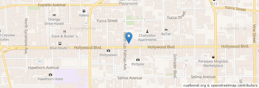 Mapa de ubicacion de Jameson's Irish Pub en Stati Uniti D'America, California, Los Angeles County, Los Angeles.