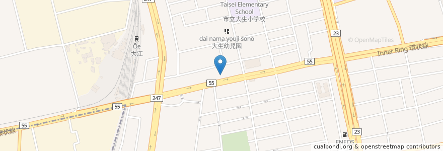 Mapa de ubicacion de ガスト en Japonya, 愛知県, 名古屋市, 南区.