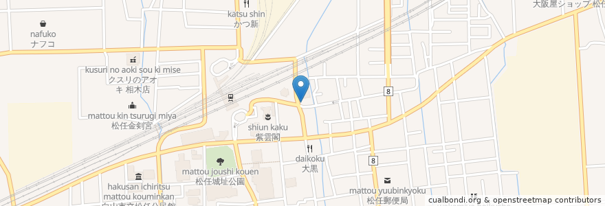 Mapa de ubicacion de 山海里 en Japonya, 石川県, 白山市.