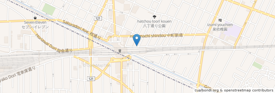 Mapa de ubicacion de 大衆酒場 かぶら家 en 日本, 东京都/東京都.