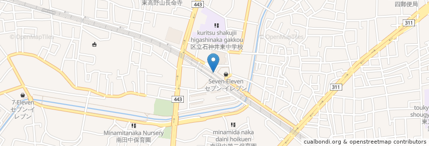 Mapa de ubicacion de ミスタードーナツ en 日本, 東京都, 練馬区.
