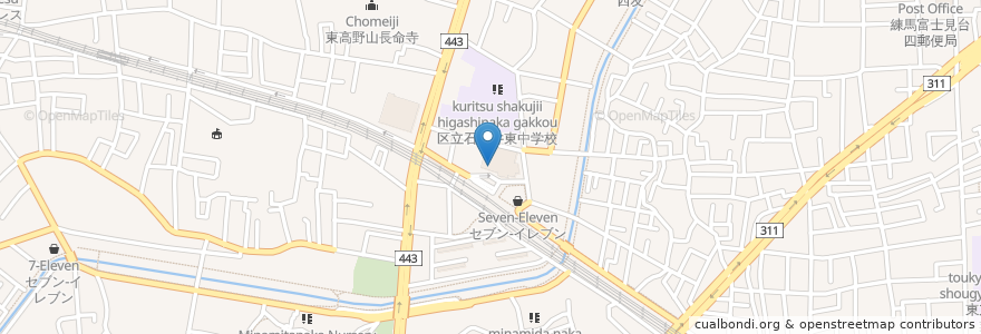 Mapa de ubicacion de マクドナルド en Japan, 東京都, 練馬区.