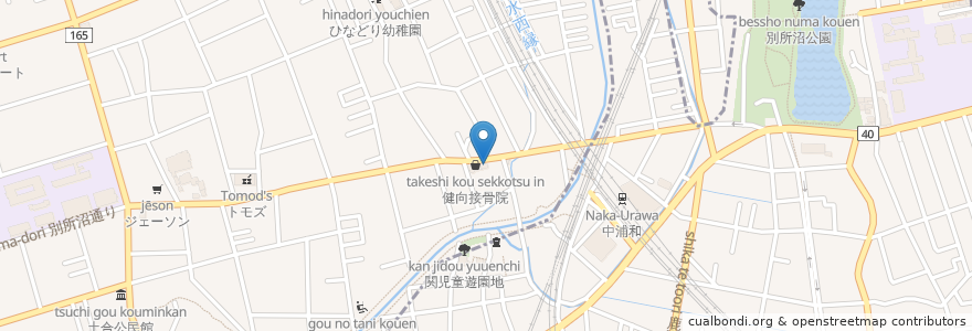Mapa de ubicacion de アイ・デンタルクリニック en 日本, 埼玉県, さいたま市.