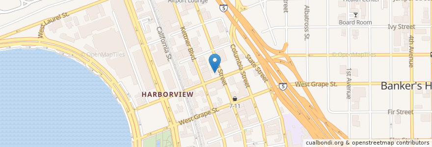 Mapa de ubicacion de Grab & Go Subs en Verenigde Staten, Californië, San Diego County, San Diego.
