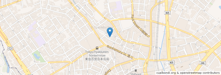 Mapa de ubicacion de 6年4組 en 日本, 东京都/東京都, 渋谷区.