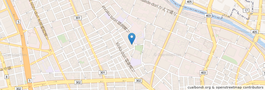 Mapa de ubicacion de ピアノフォルテ en Japón, Tokio, Chiyoda.