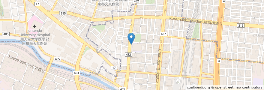 Mapa de ubicacion de らーめん影武者 en 日本, 東京都, 千代田区.