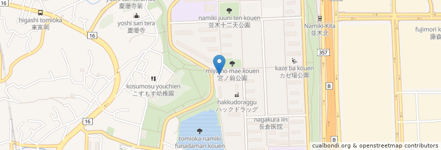Mapa de ubicacion de かとう整形外科クリニック en 日本, 神奈川県, 横浜市, 金沢区.