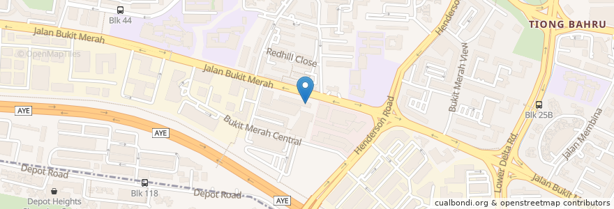 Mapa de ubicacion de Brinda's en Сингапур, Central.