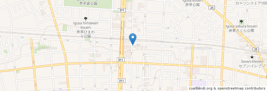 Mapa de ubicacion de 中国菜館　一達 en Japon, Tokyo, 杉並区.