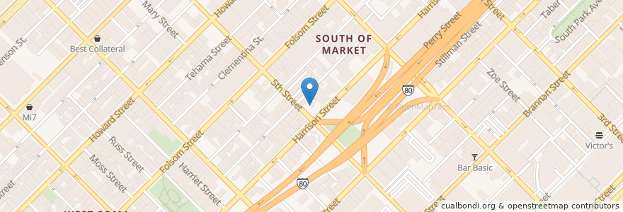 Mapa de ubicacion de All Star Donuts en Amerika Syarikat, California, San Francisco, San Francisco.