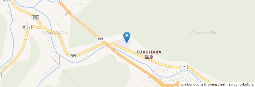 Mapa de ubicacion de 郷山キッチン おむすびころりん en Japan, Präfektur Tottori, 八頭郡, 智頭町.