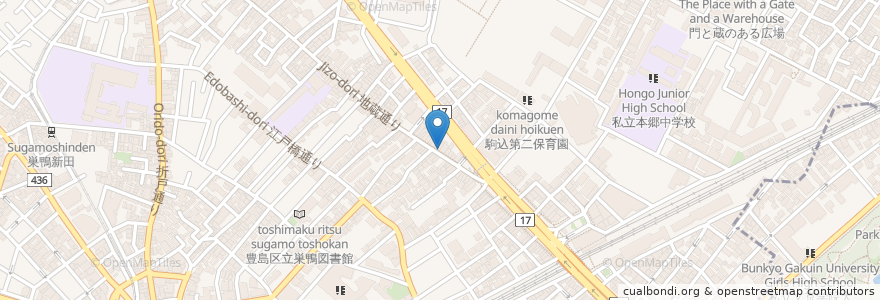 Mapa de ubicacion de 司生堂 en Japan, 東京都, 豊島区.