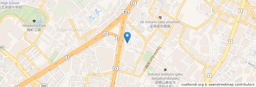 Mapa de ubicacion de FERMinTXO BOCA en اليابان, 東京都, 港区.