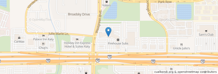 Mapa de ubicacion de Midpoint Bar & Eatery en Estados Unidos Da América, Texas, Harris County.