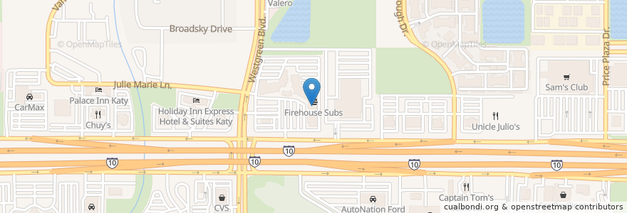Mapa de ubicacion de Pho Mai Vietnamese Noodle House en Amerika Birleşik Devletleri, Teksas, Harris County.