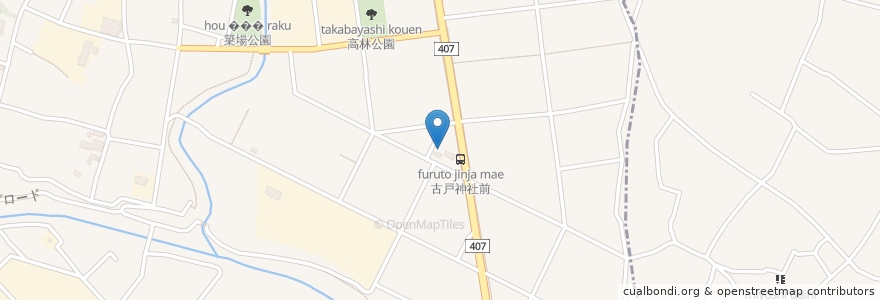 Mapa de ubicacion de 浅間神社 en اليابان, غونما, 太田市.
