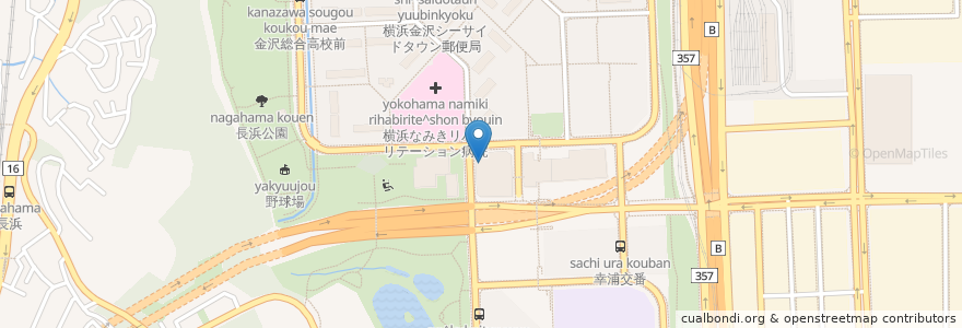 Mapa de ubicacion de マツモトキヨシ en Jepun, 神奈川県, 横浜市, 金沢区.