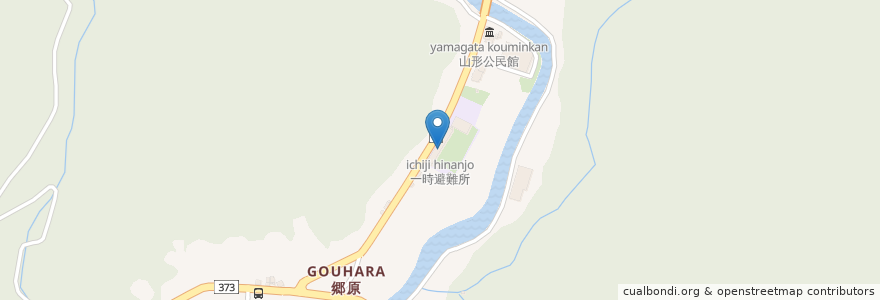 Mapa de ubicacion de 一時避難所 en ژاپن, 鳥取県, 八頭郡, 智頭町.