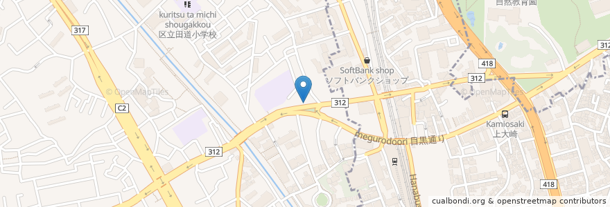 Mapa de ubicacion de ベトナムダイニング ハノイのホイさん２ en ژاپن, 東京都.